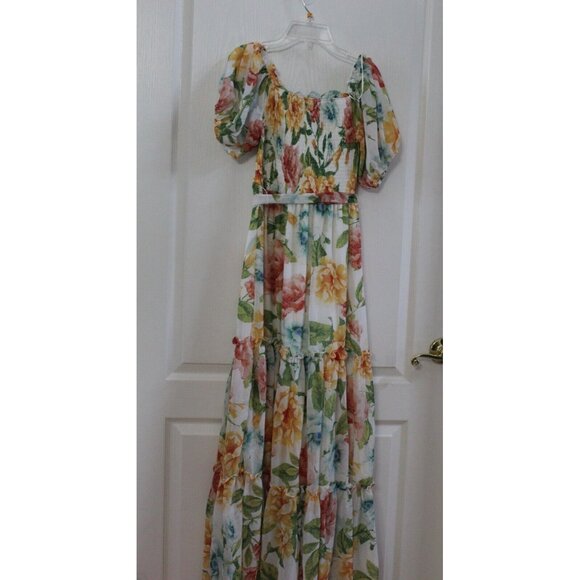 Baltic Born Britney Tiered Floral Maxi Dress Size Small - Picture 4 of 6